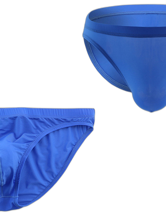 3 Pack Translucent U Convex Pouch Bikini For Men