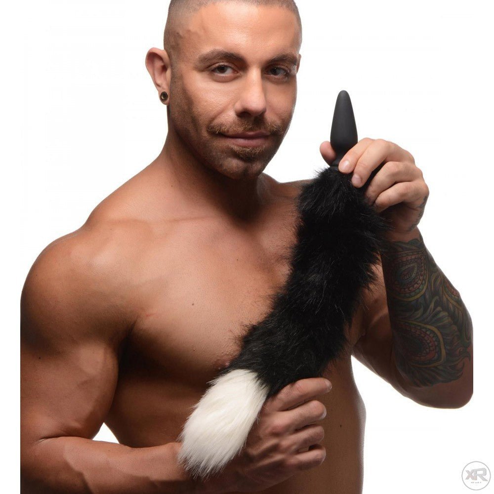 Small Anal Plug with Interchangeable Fox Tail