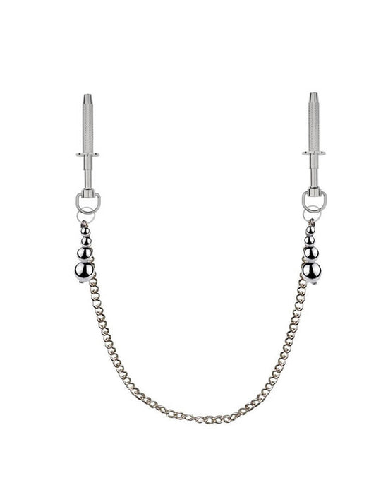 Erotic Stainless Steel Nipple Clamps With Bells