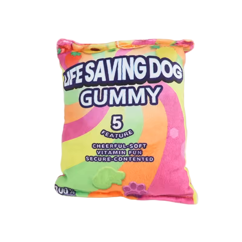 Life Saving Dog Gummies Plushie