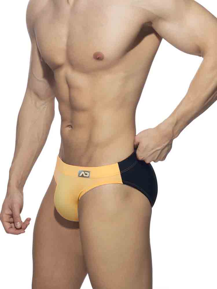 Men's Quick-Drying Colorblock Swim Briefs