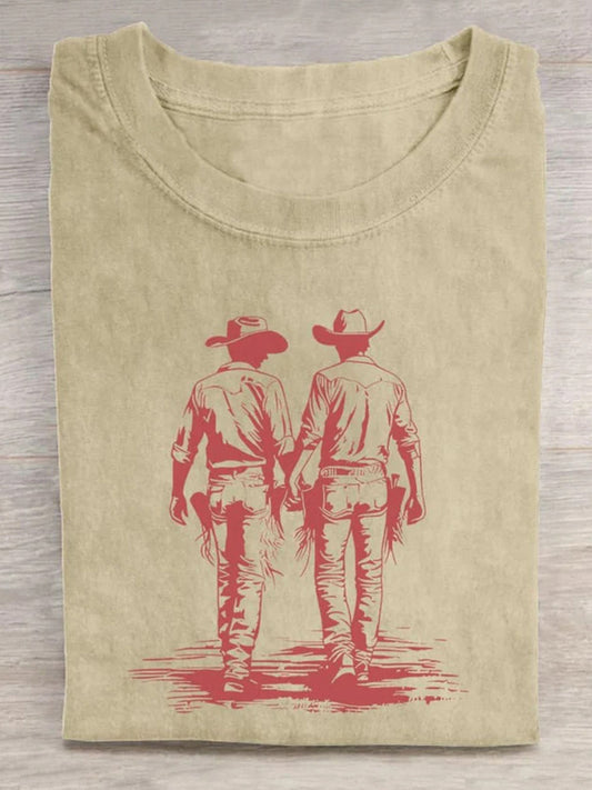 Men's Pride Gay Cowboy LGBT T-shirt