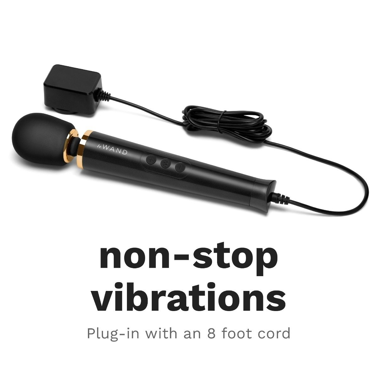 Le Wand Powerful Petite Plug In Black