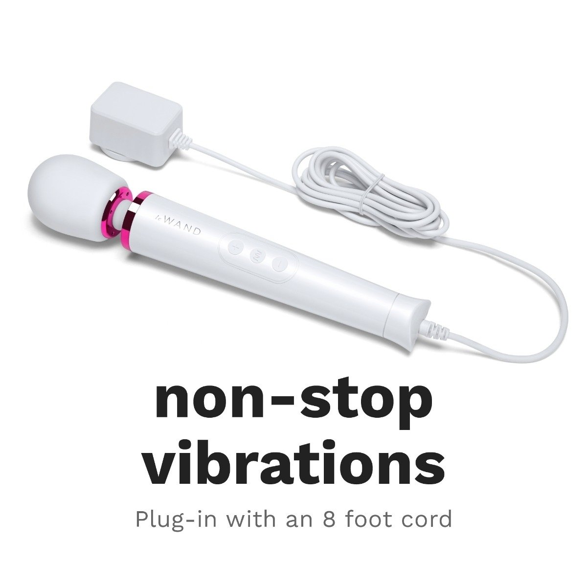 Le Wand Powerful Petite Plug In White