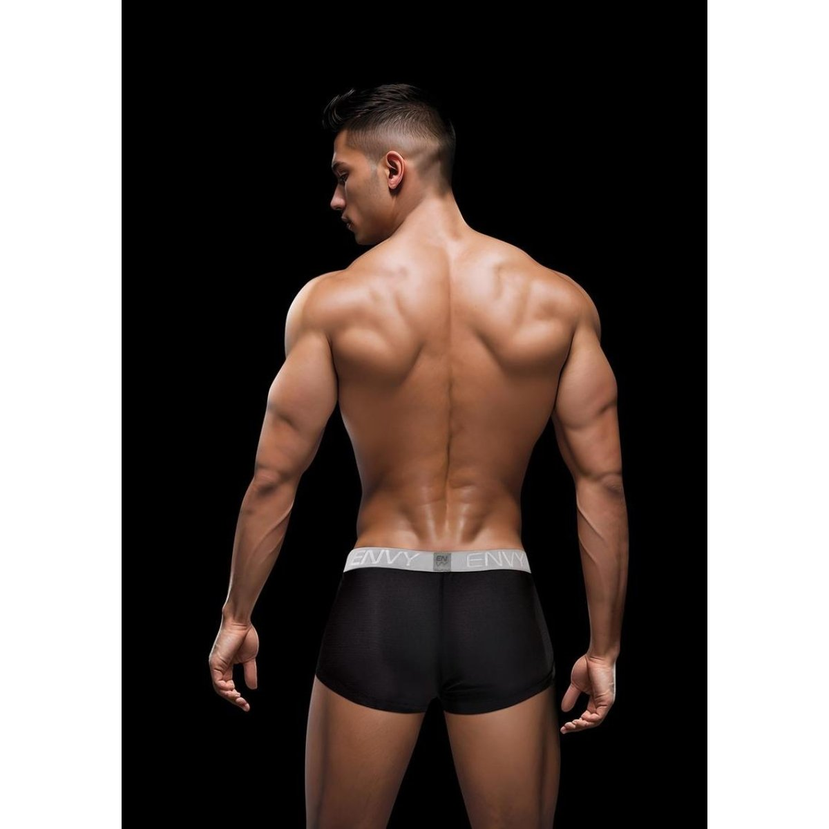 Envy Sexy Slinky Trunk-Black-L/Xl