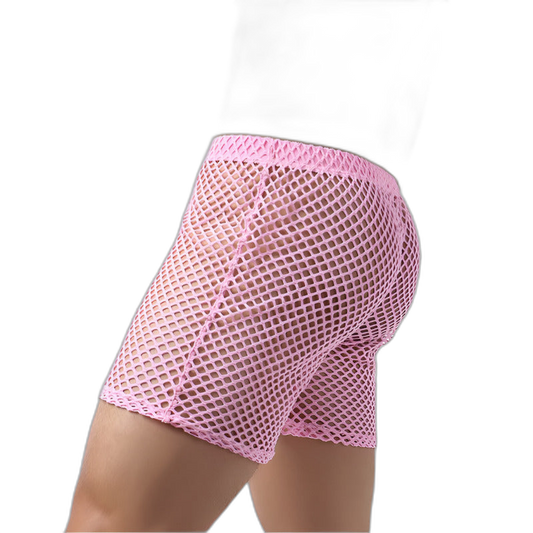 Mesh Fishnet Midway Shorts