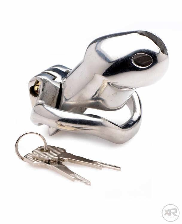 Rikers 24-7 Stainless Steel Locking Chastity Cage