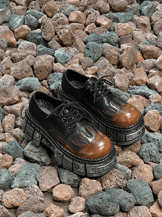 Cyber Flame Platform Derby Shoes