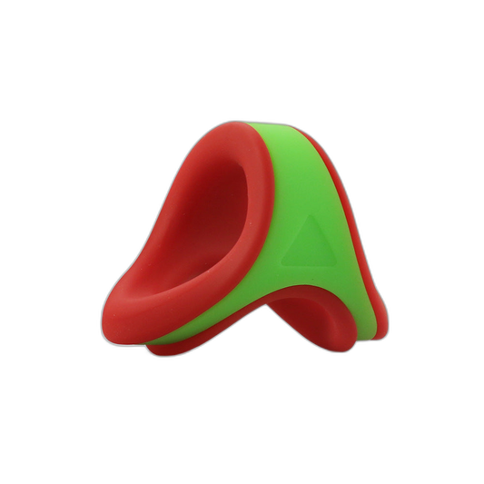 ruff GEAR Dual Core Cock & Ball Sling Red Green