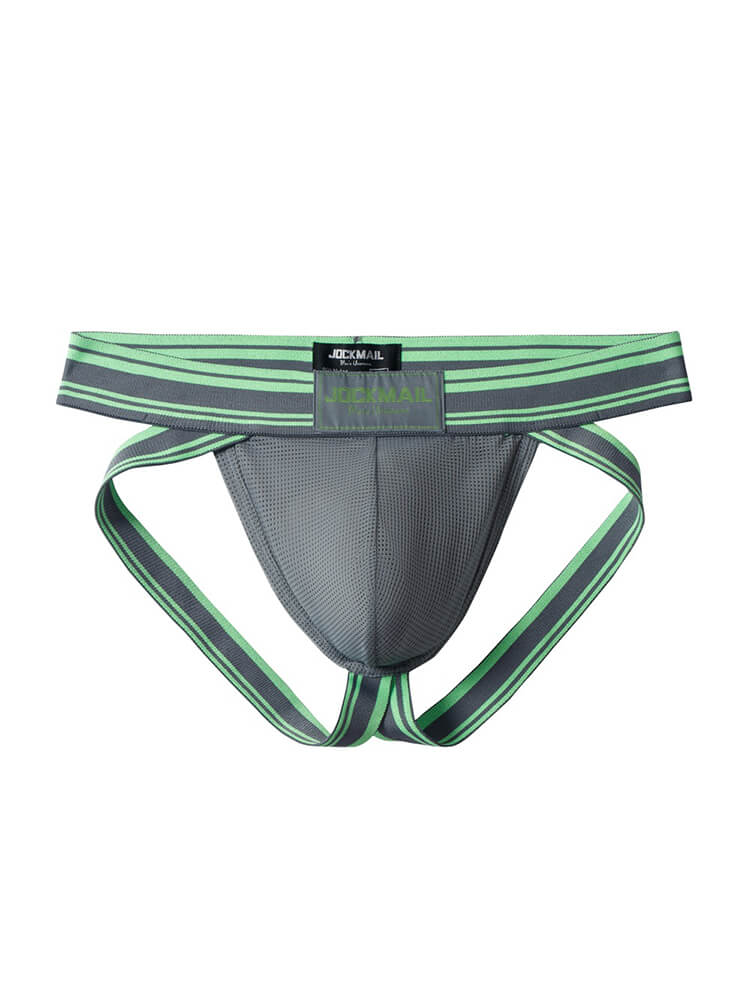 Breathable Mesh Double Strap Men's Thong