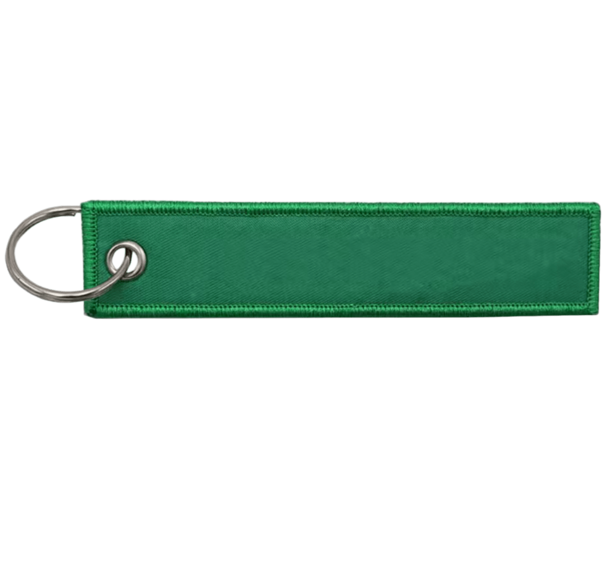 Custom Keyring Tag 13cmx2.8cm Green