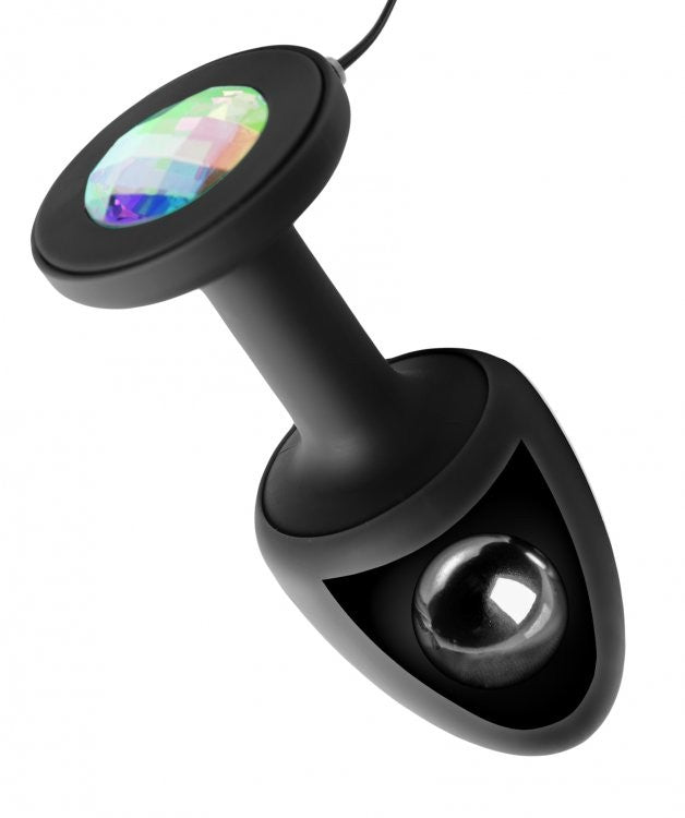 The Paragon Gem Vibrating Butt Plug with Internal Stimulation