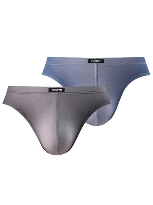 Men’s Light-Shadow Gradient Low-Rise Briefs