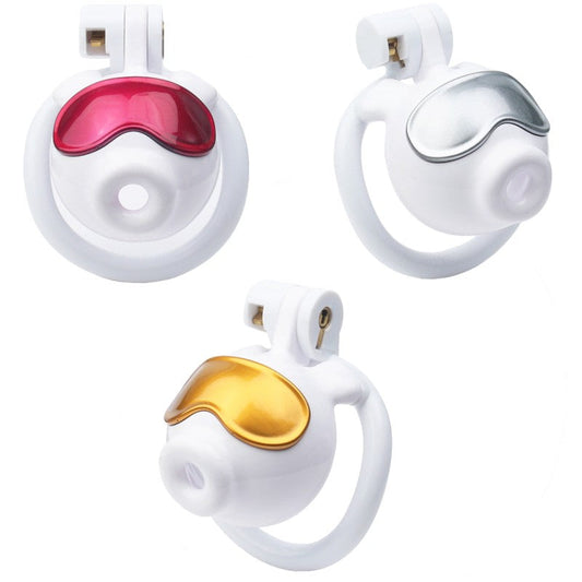 Octopus Goggle Chastity Cage 🐙 – Compact Male Chastity Device with Key