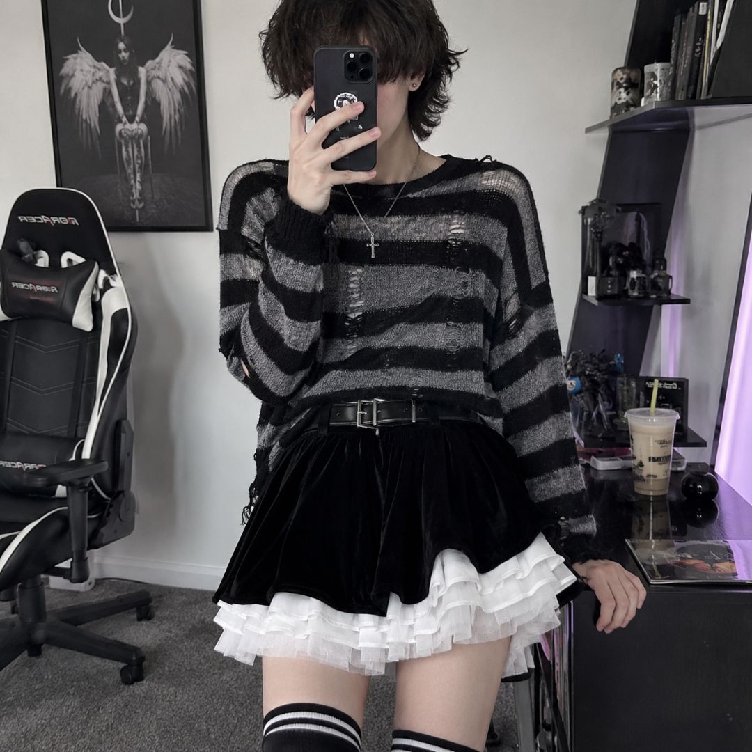 Cloud Ruffle Skirt