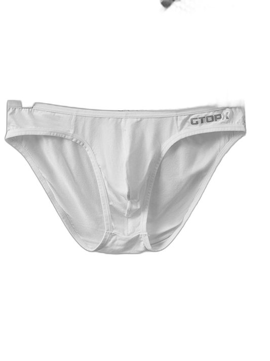 2 Pack Men's U-Shaped Pouch Single Layer Moisture-Wicking Comfortable Sexy Bikini