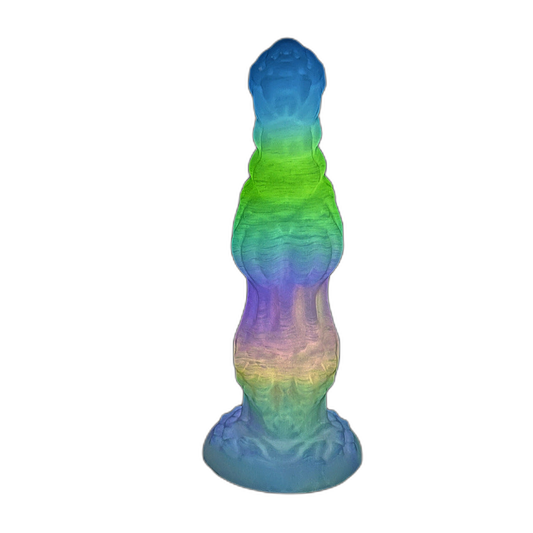 WistKnot – Glow-in-the-Dark Vibrating Dildo with Dog Knot Design