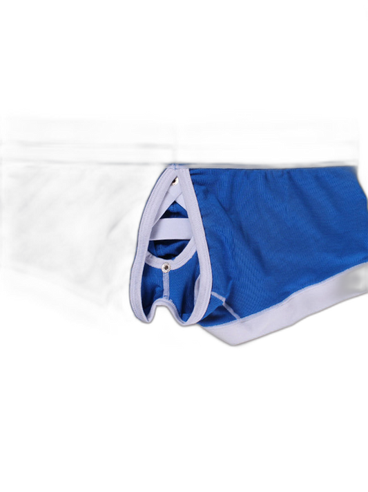 2 Pack Men's Large Pouch Back Opening Sexy Trunks