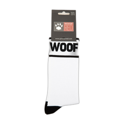 Prowler RED WOOF Socks White Black