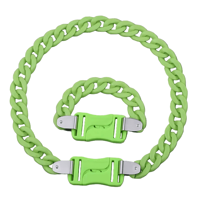 Acrylic Chain Green