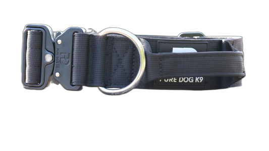 Pure Dog k9 Tactical Collar Black
