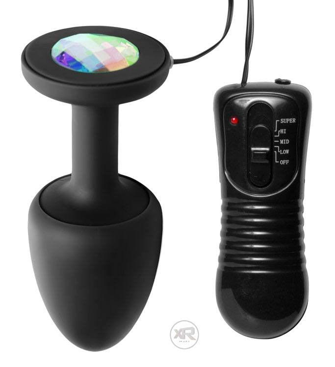 The Paragon Gem Vibrating Butt Plug with Internal Stimulation