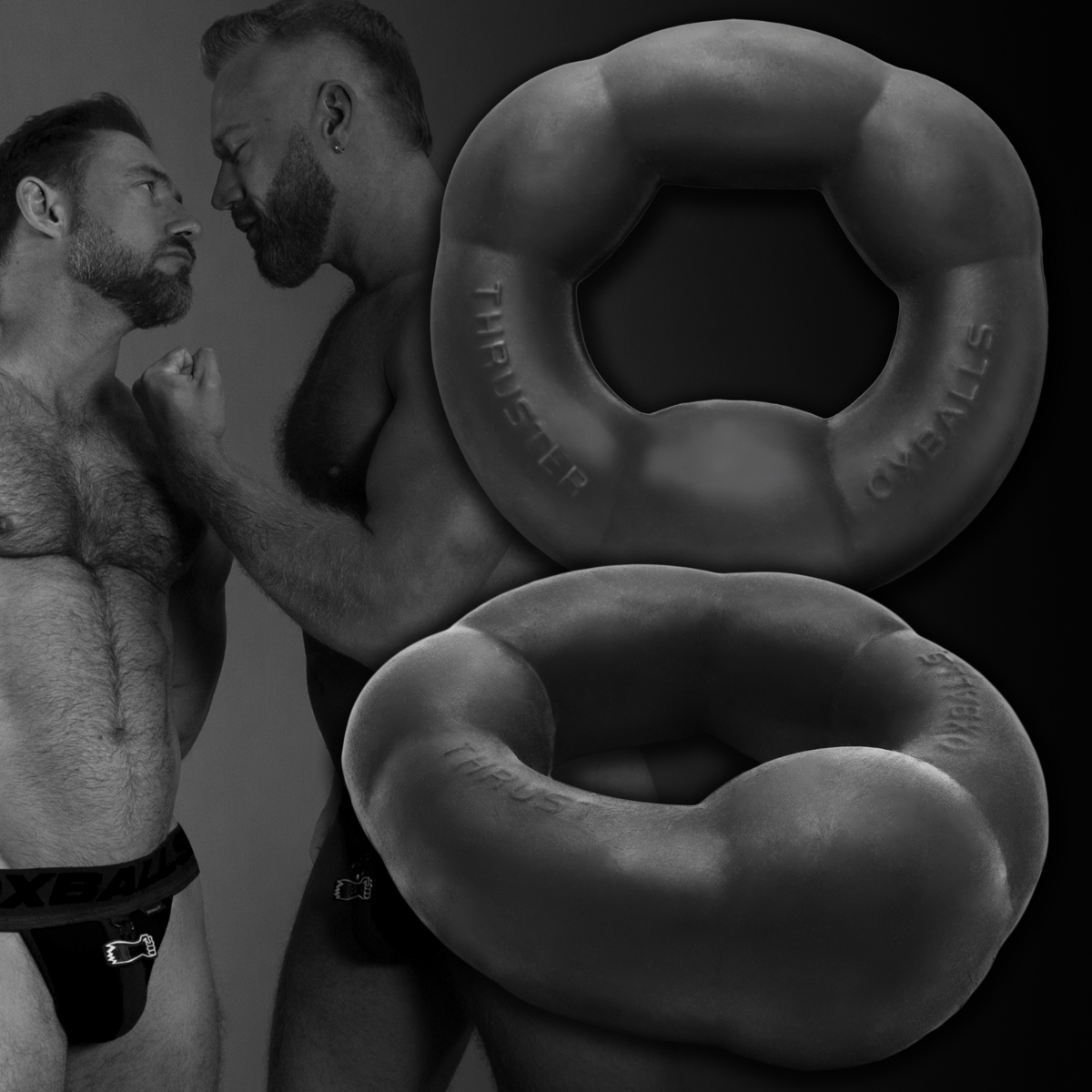 Oxballs Thruster Comfort Bulge Lifter Cockring Plus Siliconet Special Edition Night