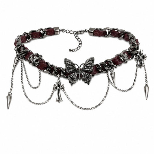 Butterfly Veil Choker