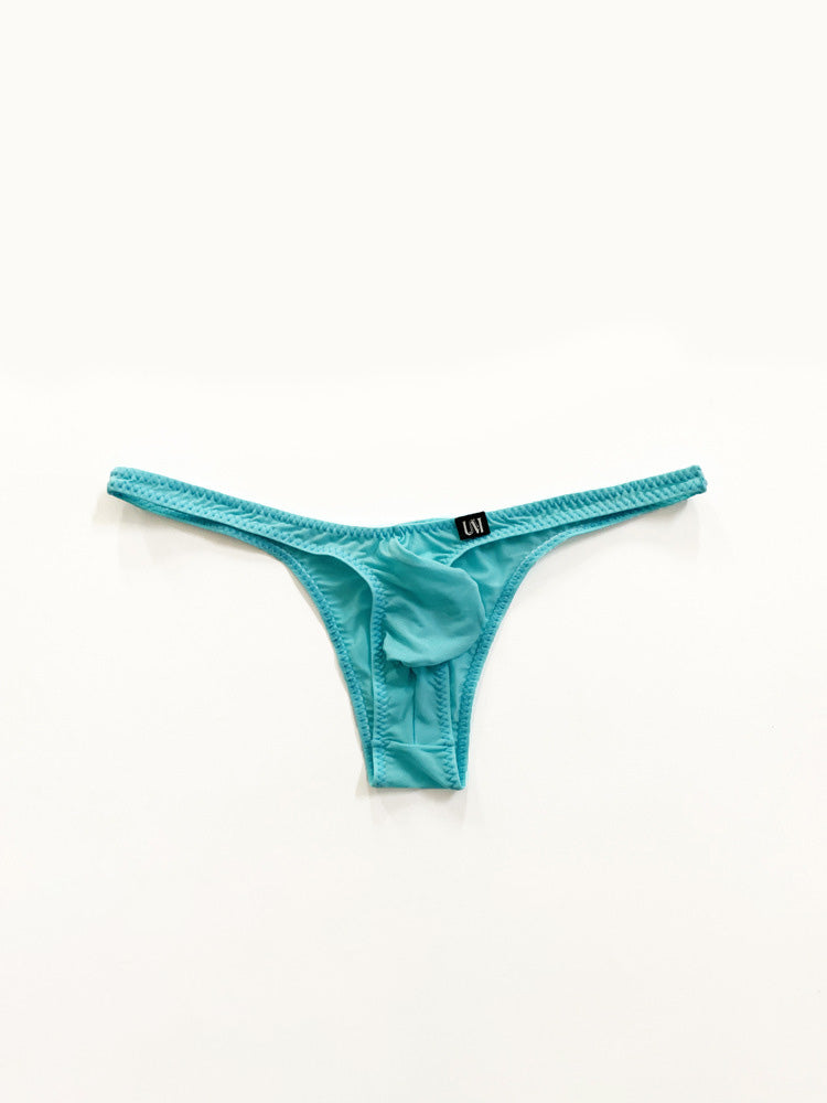 Men's Low Rise Solid Color Ice Silk Briefs