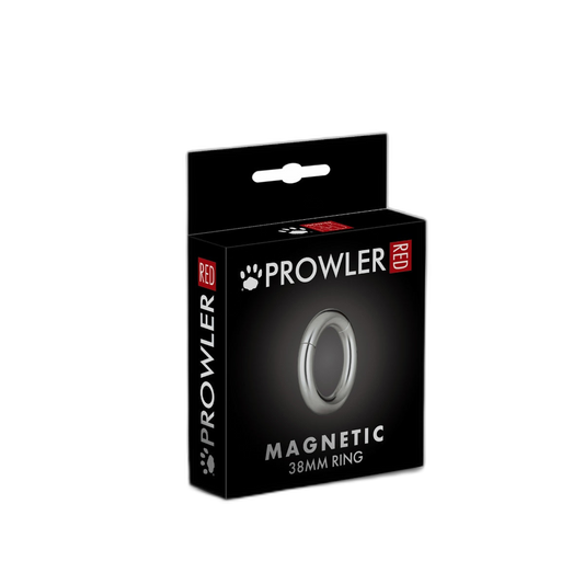 Prowler RED Magnetic Cock Ring 38mm Silver