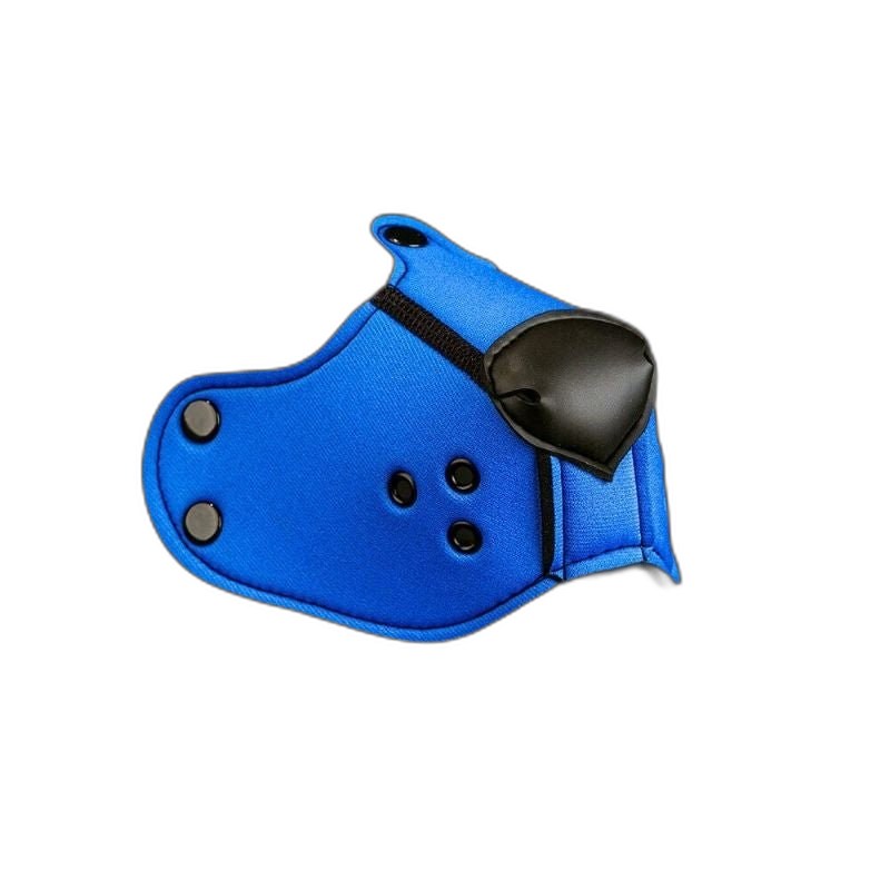 Mr S Leather NEOPRENE Puppy K9 Muzzle | Cobalt Blue