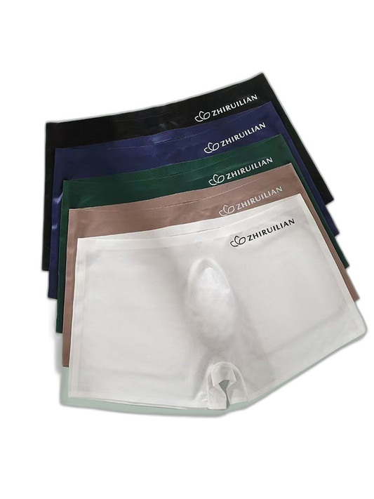 2-pack Men's Translucent Seamless 3D Pocket Trunks