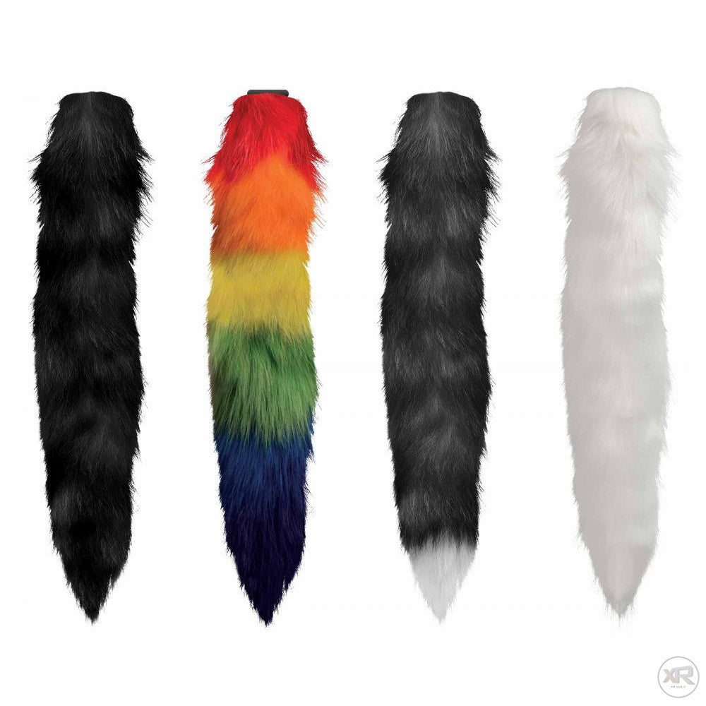 Large Anal Plug with Interchangeable Fox Tail