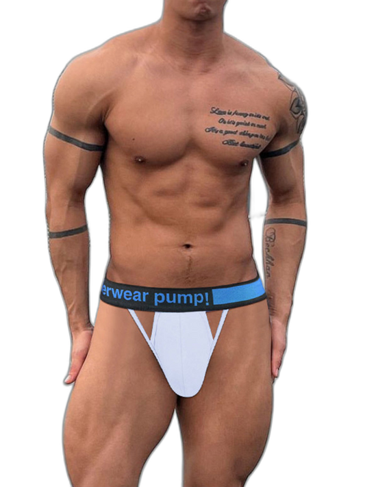 Men's Sexy Butt-Lifting Sporty U-Pouch Large Thong & Strings