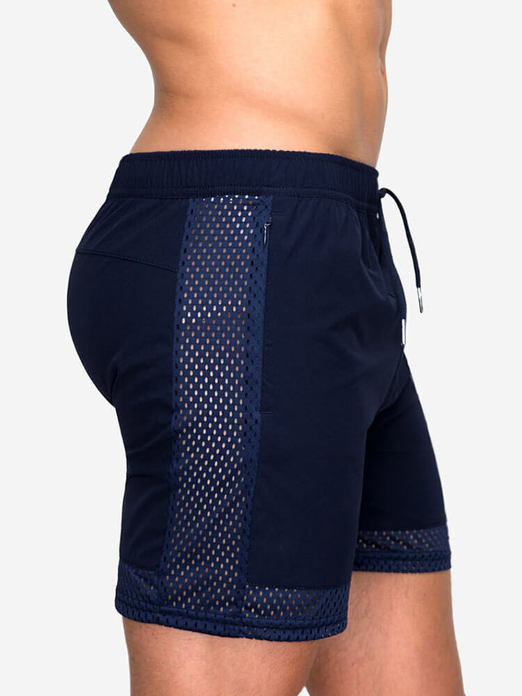 Men's Stretch Mesh Quick-Drying Sports Shorts