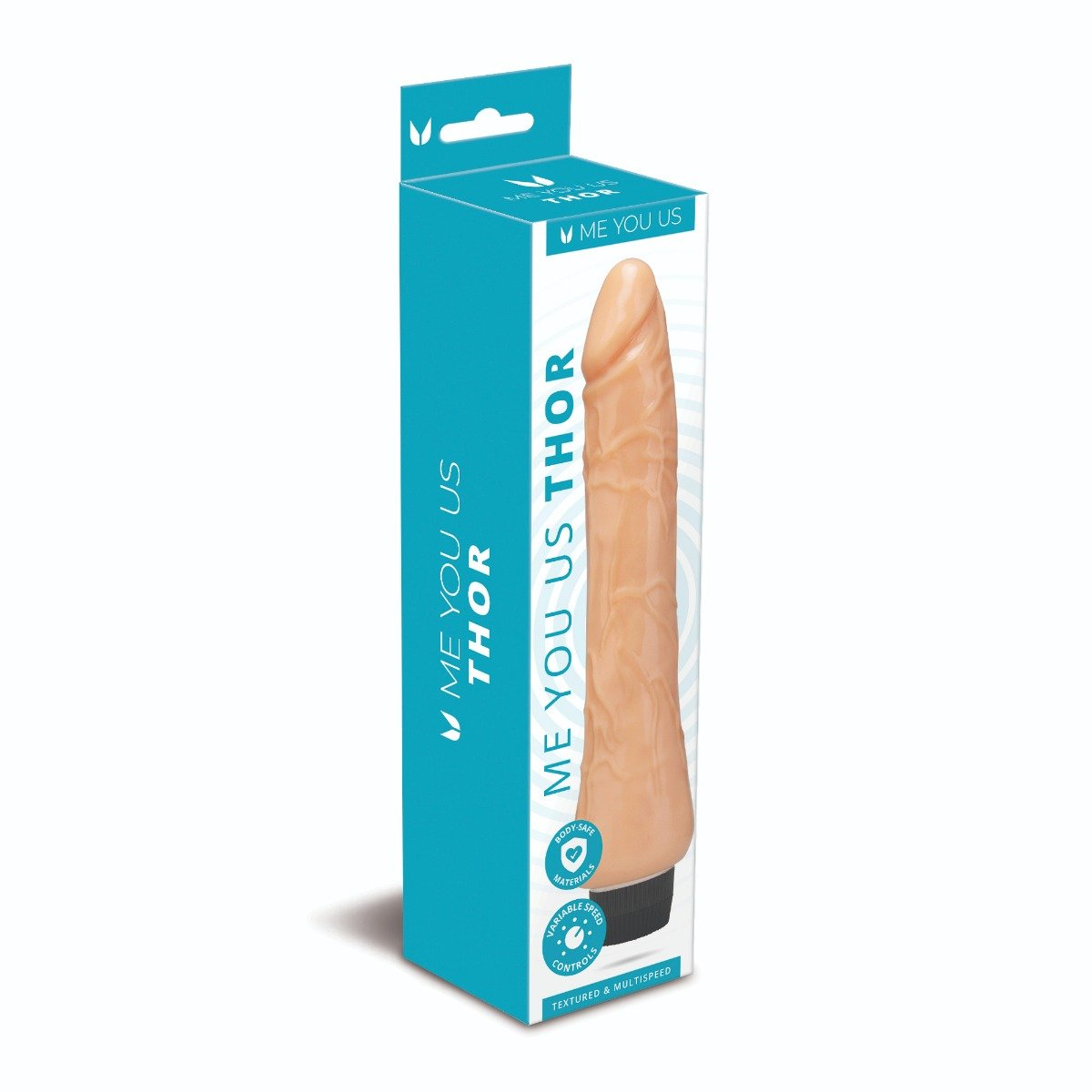 Me You Us Thor 11 Realistic Vibrator Flesh 9.6in