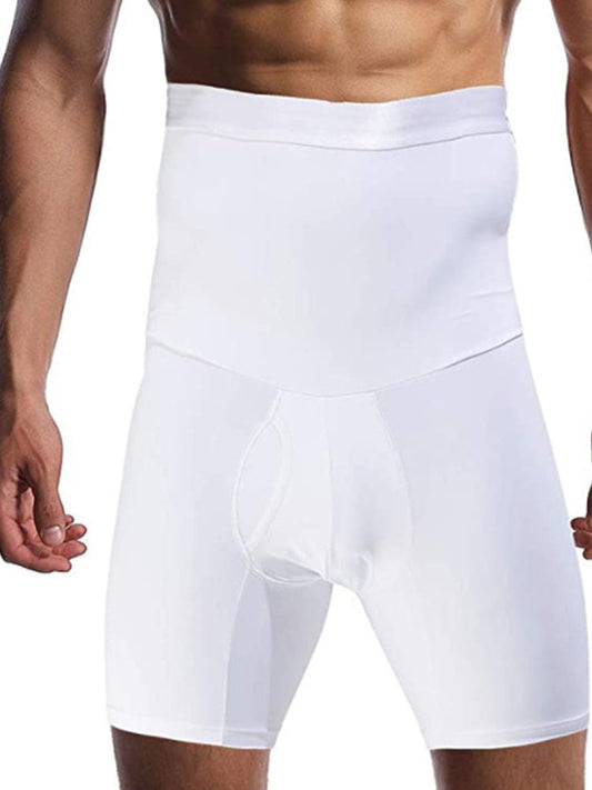 Men's Silicone Anti-Slip High Waist Shaping Boxer Briefs
