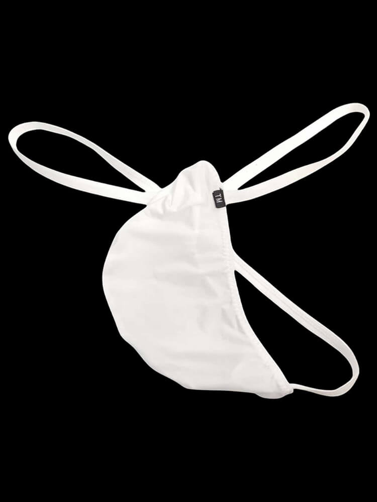 Men's Elastic U-Convex Pouch Thin Strap Thong