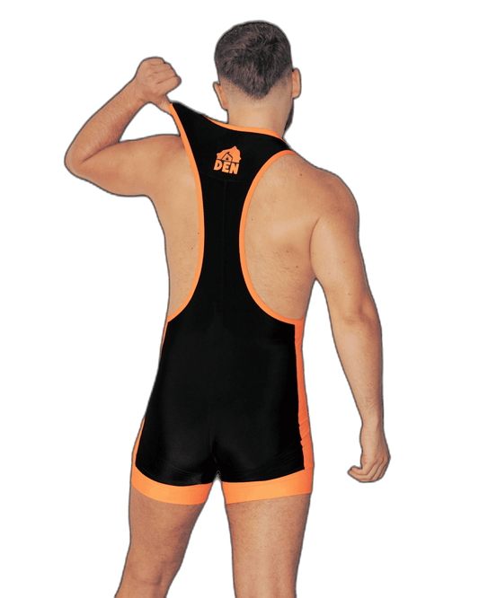 DEN CORE Wrestling Singlet - Black