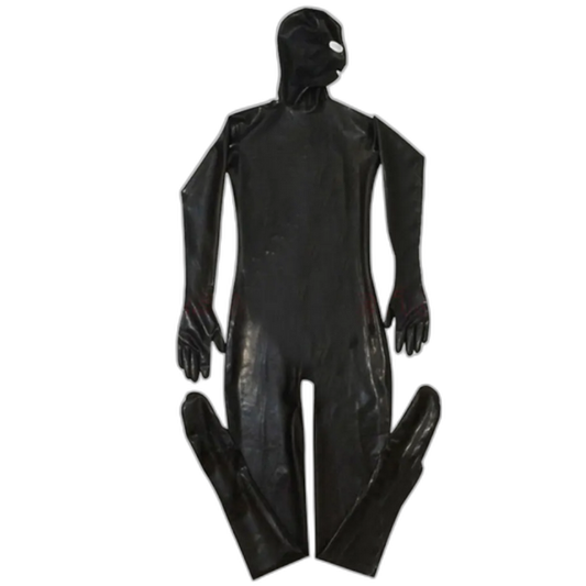 Black Patent Cosplay Bodysuit
