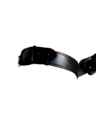 ruff GEAR Double Tone Leather Bicep Strap Black