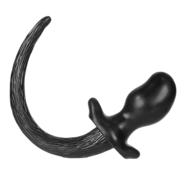 Oxballs Silicone Puppy Tail, Black