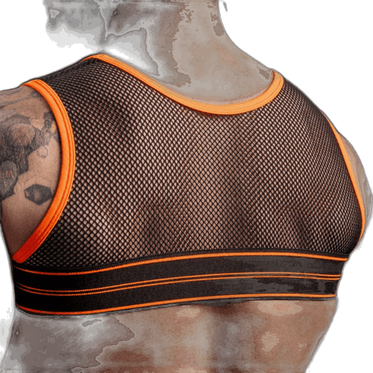 DEN CORE Mesh Chest Harness - Black