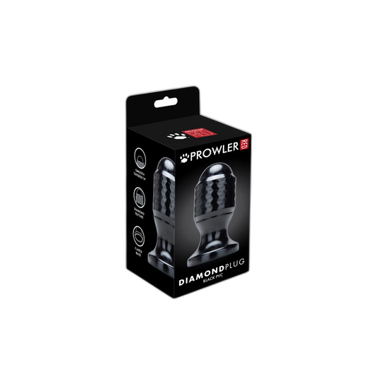 Prowler RED Diamond Butt Plug Black