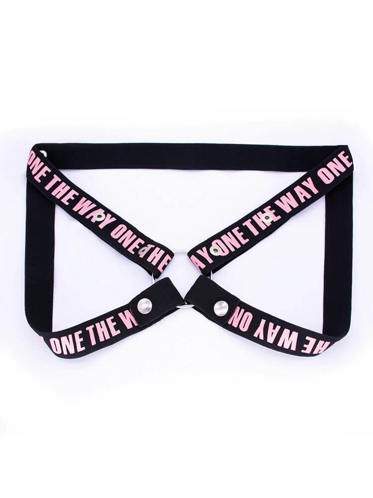 Men's Chastity Lock Elastic Auxiliary Belt