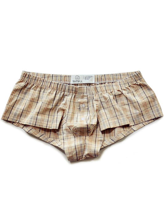 D.M Low Waisted Loose Men's Cotton Briefs