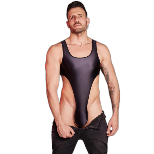 Ultra-Sexy High Cut Backless Bodysuit