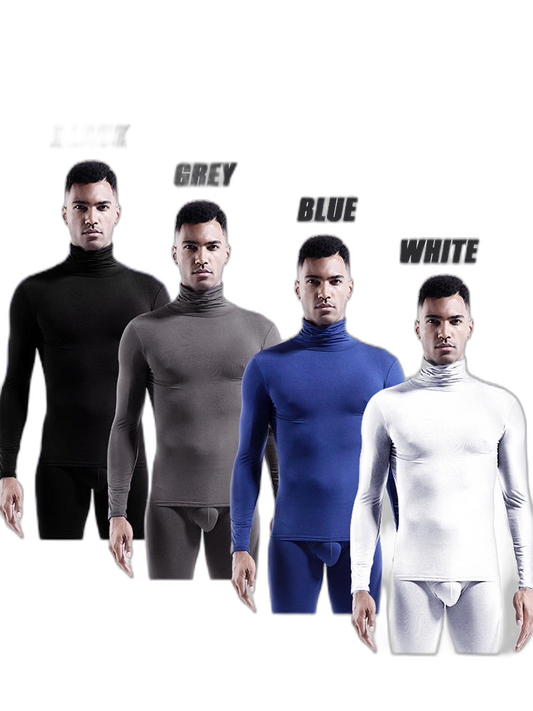 Men's Turtleneck Thermal Top Base Layer Shirts