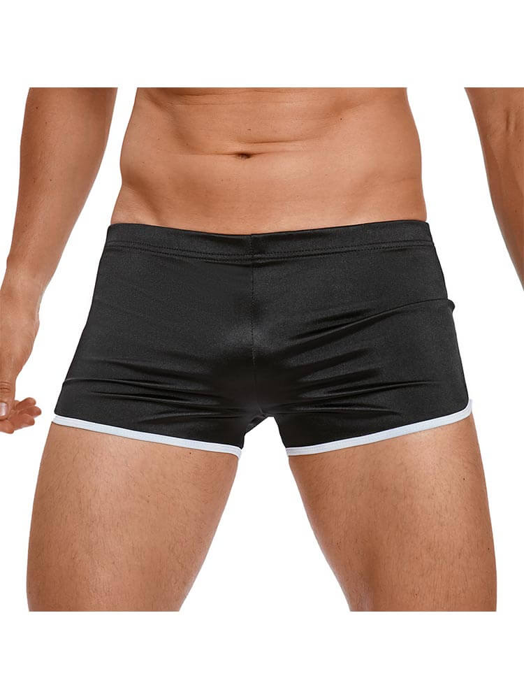 Men's Silky Smooth Elastic Tight-Fit Sports Shorts