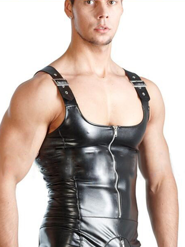 Men's Leather Romper